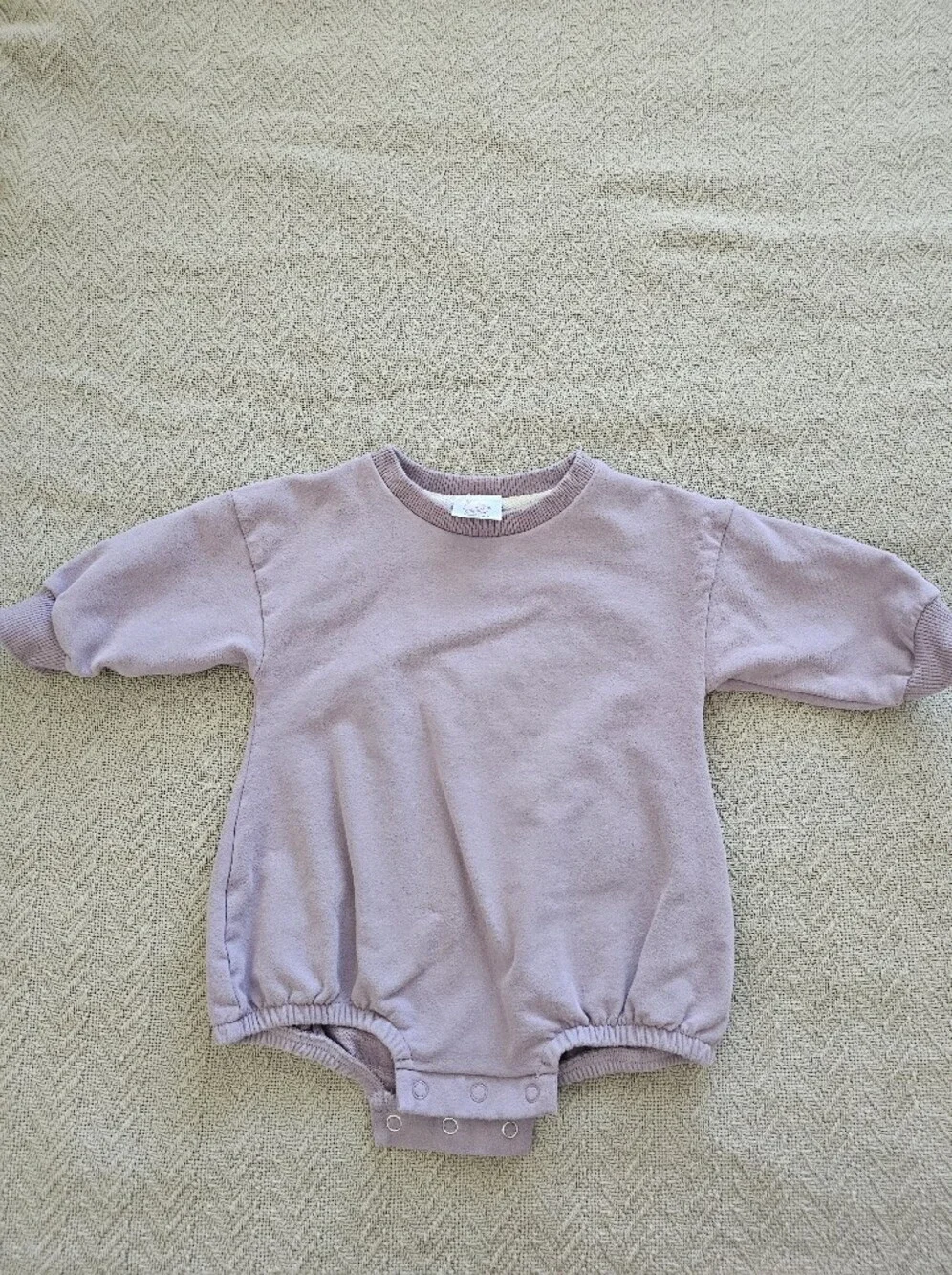 Soft Lilac Baby One-Piece Romper - Unbranded